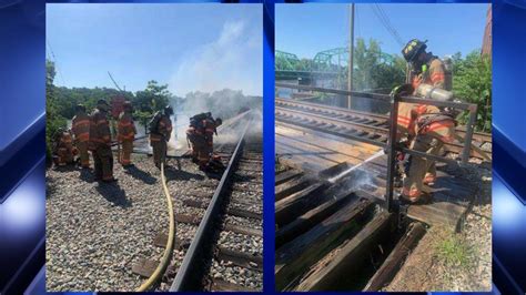 Holyoke crews quickly extinguish train trestle fire - News 413