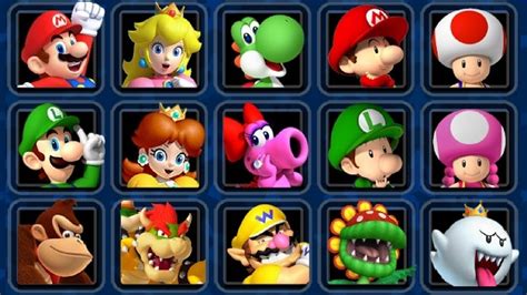 Mario Kart Double Dash - All Characters - YouTube