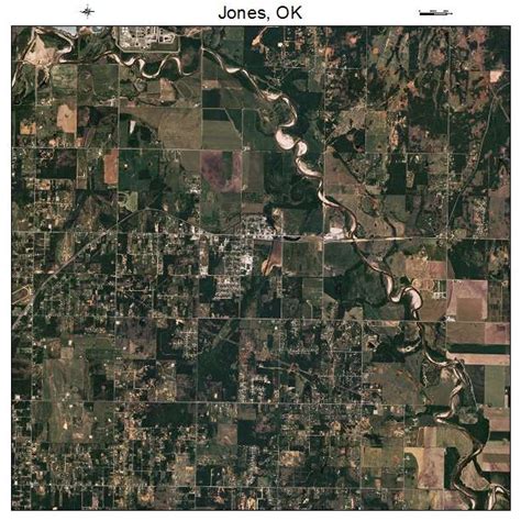 Aerial Photography Map of Jones, OK Oklahoma