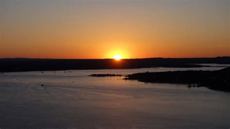 Sunset Over Lake Travis Free Stock Photo - Public Domain Pictures