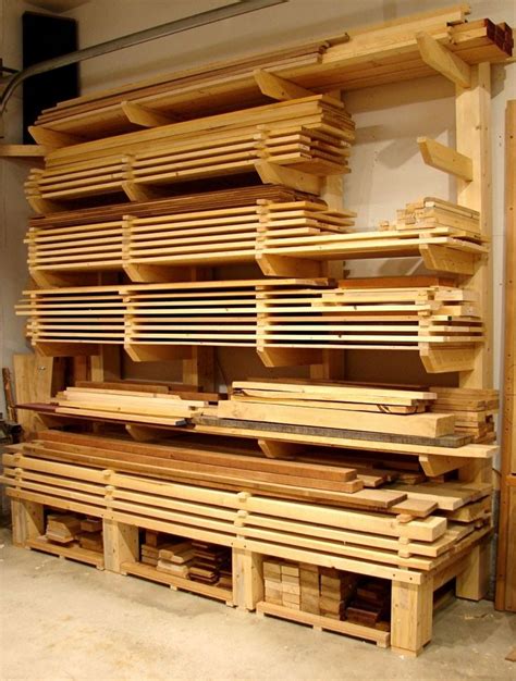 93 best Workshop - Lumber Racks images on Pinterest | Woodworking, Wood storage and Tools