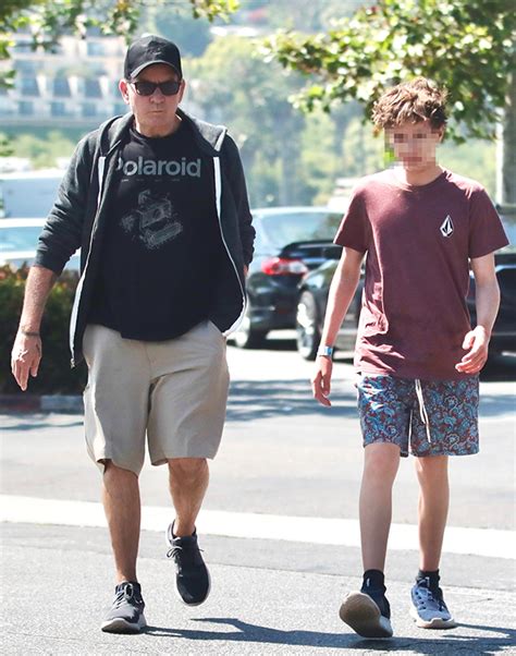 Charlie Sheen Bonds With Twin Son In Malibu In Rare Photos – Hollywood Life