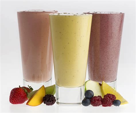 Fruit smoothies ♥ | Yummy protein shakes, Protein shake recipes ...