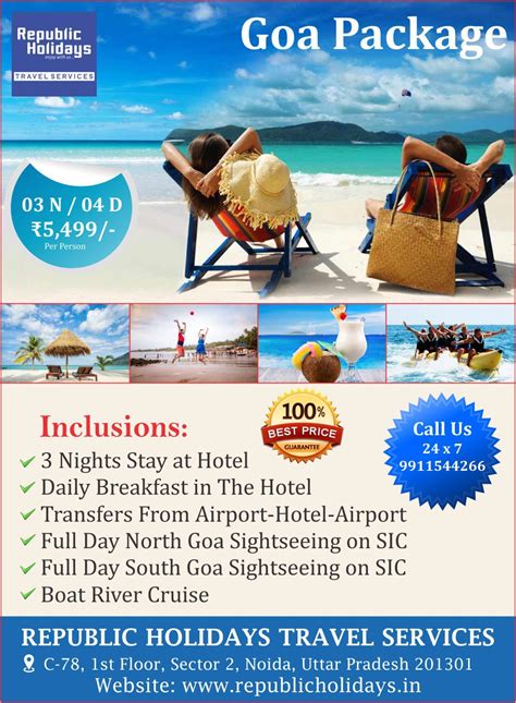 Goa Holidays - Book Goa tour and travel packages from Republicholidays ...