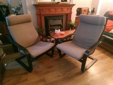 PAIR OF STYLISH IKEA POANG CHAIRS, COULD DELIVER. | in Newcastle, Tyne and Wear | Gumtree