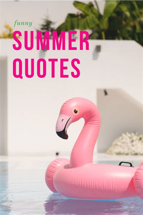 Funny Summer Quotes - Darling Quote