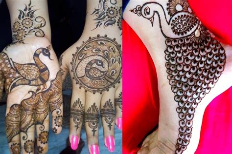 20 Appealing Peacock Mehndi Designs For Hands And Legs