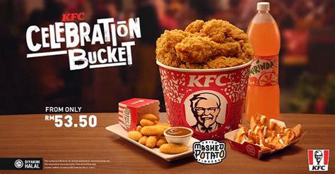 KFC Celebration Bucket from RM53.50