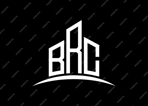 Premium Vector | Letter BRC building vector monogram logo design template Building Shape BRC logo