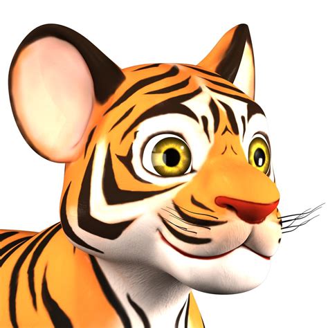 Tiger Cub 3D Model - TurboSquid 1698775