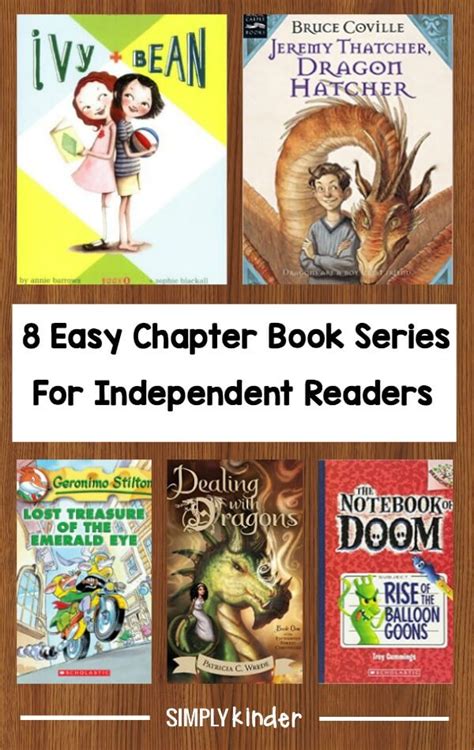 8 Easy Chapter Book Series to Get Kids Hooked On Reading - Simply Kinder