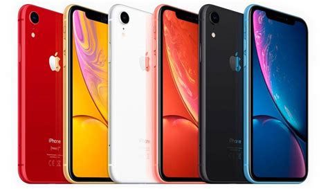 Estos son todos los colores que tendrán los iPhone XR de 2019 ...