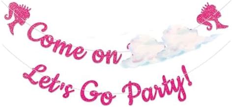 Amazon.com: Come on Let's Go Party Banner, Doll Themed Bachelorette ...