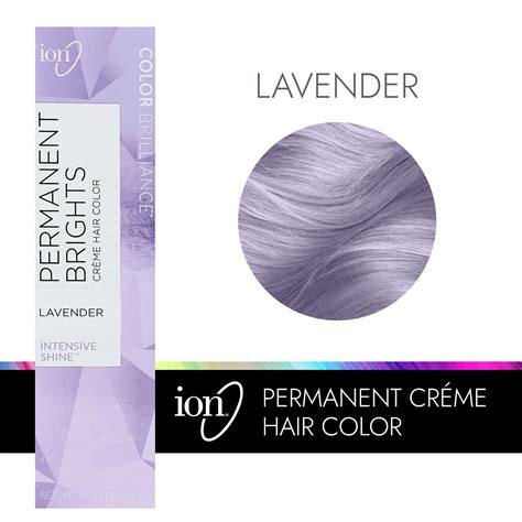 ion Permanent Brights Creme Hair Color Lavender | Permanent Hair Color ...