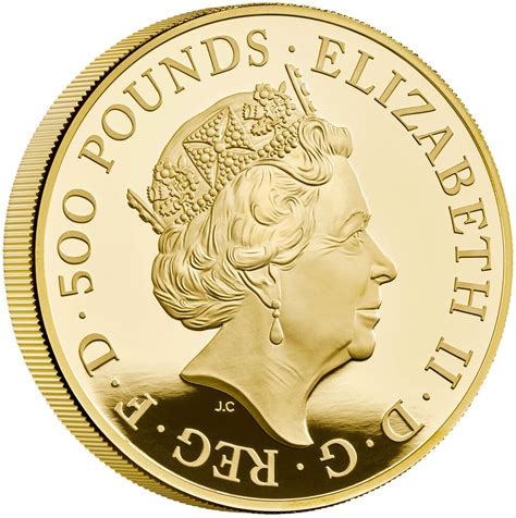 Gold Five Ounces 2023 Year of the Rabbit, Coin from United Kingdom ...