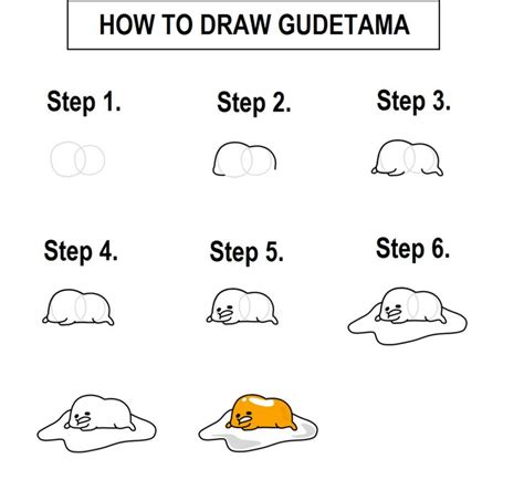 How to draw Gudetama by LaundrySoapman25 | Gudetama, Kawaii drawings, Drawings