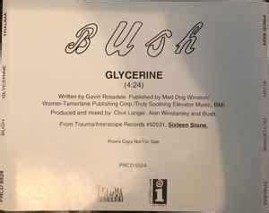 Bush - Glycerine (1996, CD) | Discogs