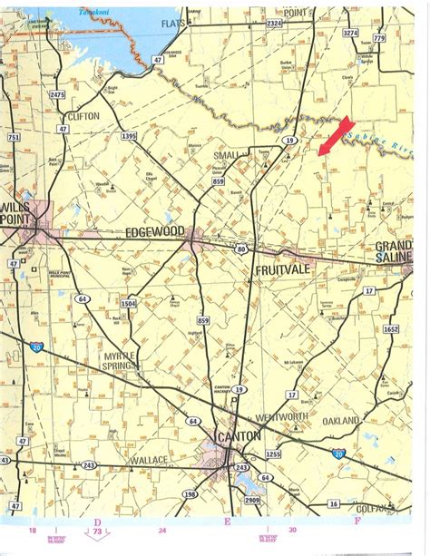 103 Acres In Van Zandt County, Texas - Van Zandt County Texas Map ...