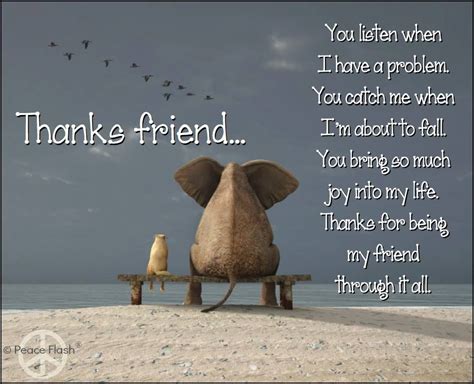 Thanks For Being A Great Friend Quotes