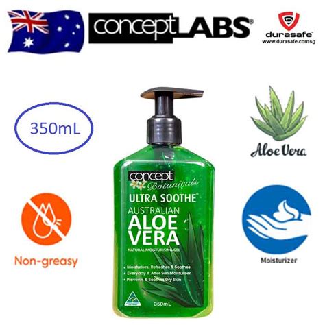 CONCEPT LABS USAVG350P - Ultra Soothe Aloe Vera Gel 350ml Pump - Durasafe Shop