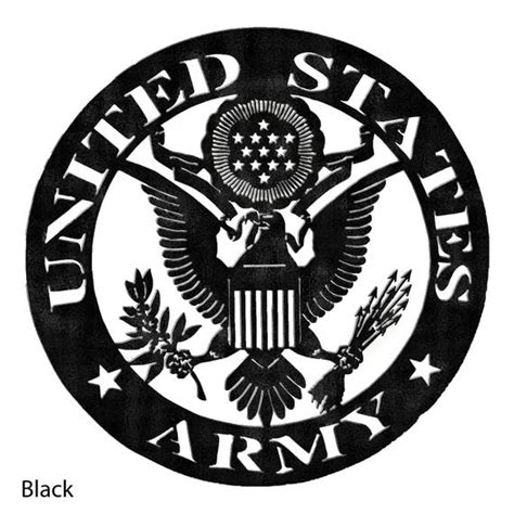 US Army Emblem Single Plate