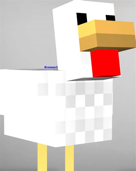 Minecraft - Chicken by Krsman30 on DeviantArt