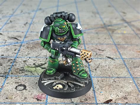 Fire it up! Space Marine Heroes Flamer : Salamanders40k