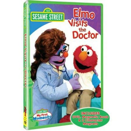 Sesame Street: Elmo Visits The Doctor (with Magnetic Book) (Exclusive ...