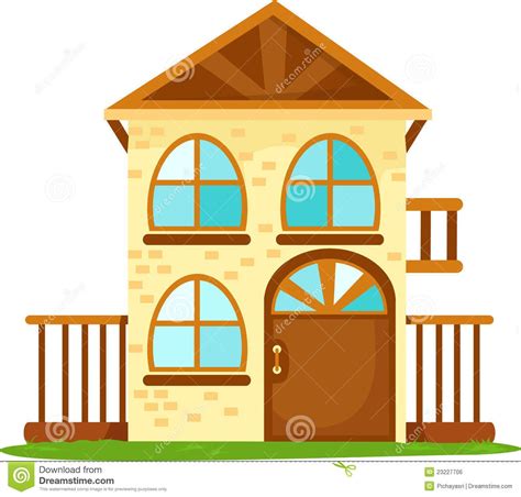 Cartoon house stock vector. Illustration of building - 23227706 | Cartoon house, Tree house ...