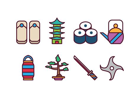 Free Japan Icon Set 127731 Vector Art at Vecteezy