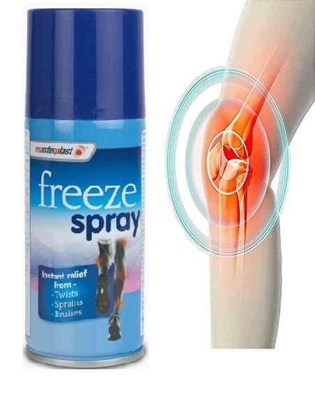 Freeze Spray Instant Muscles Relief Spray For Soothes Sprains And ...