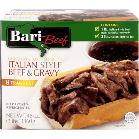 Bari Beef Italian-Style Beef & Gravy Kit | Frozen Foods | Valli Produce ...