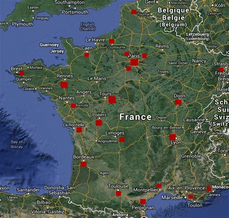 Exclusivité: 24 superchargers en France d'ici fin 2014 (MAJ carte de déploiement)