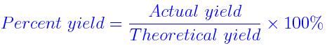 Percent Yield - Chemistry 101