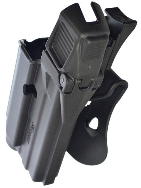 IMI CZ75 Retention Roto Holster Polymer Paddle Gun Holster for CZ 75 SP-01 Shadow Tactical ...