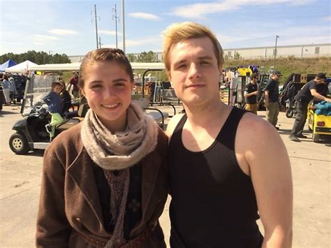 Josh Hutcherson on the set of Mockingjay! - Josh Hutcherson Photo ...