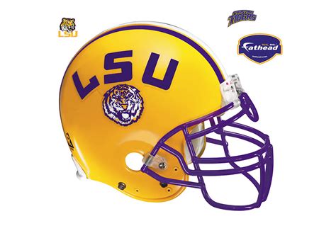 LSU Tigers Helmet Wall Decal | Shop Fathead® for LSU Tigers Decor