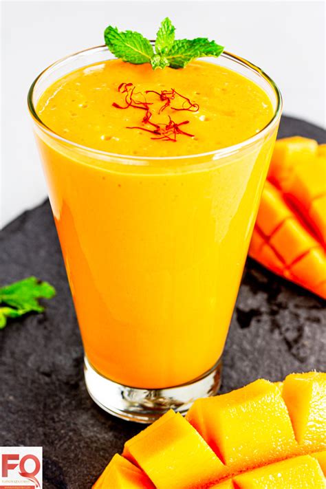 Mango Lassi Without Sugar - Flavor Quotient