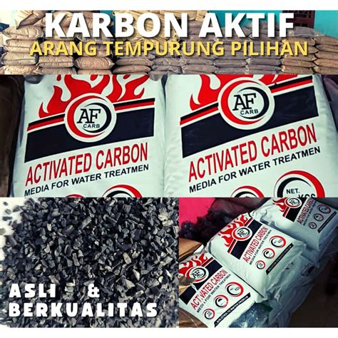 Jual Karbon Aktif Media Filter Penyaring Air Aquarium Aquascape Kolam Tabung Filter Air Purifier ...