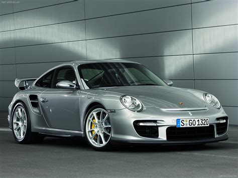 2008 Silver Porsche 911 GT2 wallpapers