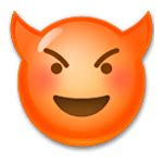 😈 Emoji Cara Sonriendo Con Cuernos en LG G4