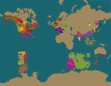 Midgard - Political Map, 2E 191 - [OLD VERSION] by tomme23 on DeviantArt