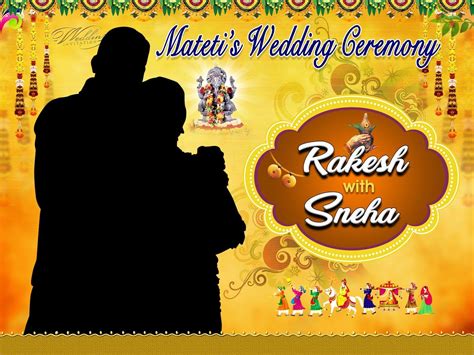 Indian Wedding Background Marriage Flex Design / Wedding Banners Design ...