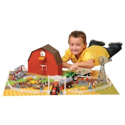 Big Barn Farm Set by ConstructivePlaythings. $59.99. Set up a real working farm with the 11½" L ...