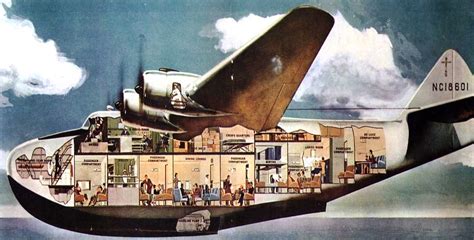 Cutaway of a Boeing 314 Clipper. [1750 x 610] : ThingsCutInHalfPorn