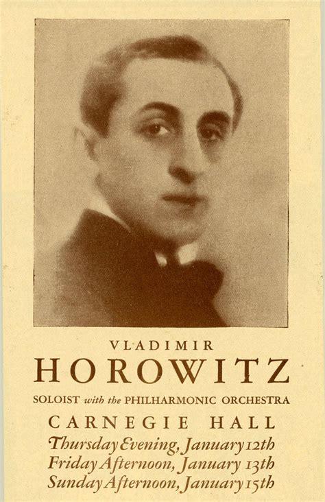 Vladimir Horowitz | Carnegie Hall