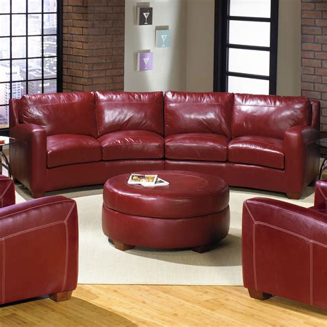 2950 2-Piece Leather Sectional Sofa by USA Premium Leather | Wolf ...