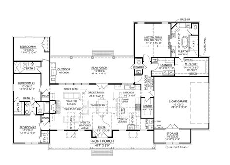 Modern Farmhouse Open Floor Plans One Story – Two Birds Home
