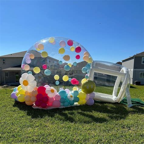 Outdorr Inflatable Bubble Tent White Single Tunnel Clear Dome Tent ...