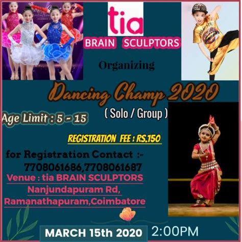 Solo Dancing Competition for Kids on 15th March 2020 @Coimbatore – Kids Contests